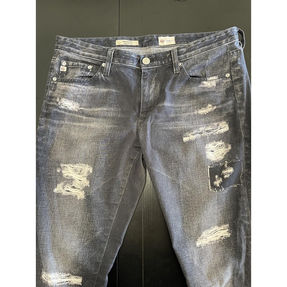 AG Legging Super Skinny Women 29R Distressed Thigh Fade Whiskering Streetwear
